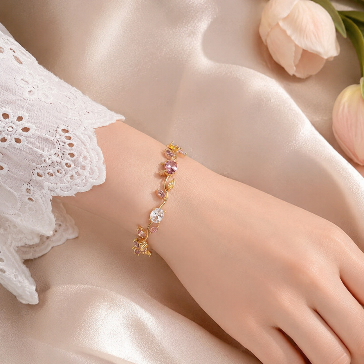 Tulip Bracelet 🩷🌷 image 3